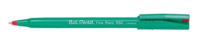 Pentel Roller Ball R50/R56 rood, medium schrift