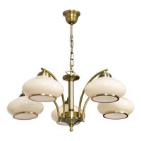Activejet Klassieke plafondkroonluchter hanglamp RITA Patina 5xE27 voor woonkamer - thumbnail