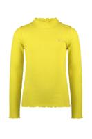 Like Flo Meisjes basic col shirt - Eef - Lemon geel - thumbnail