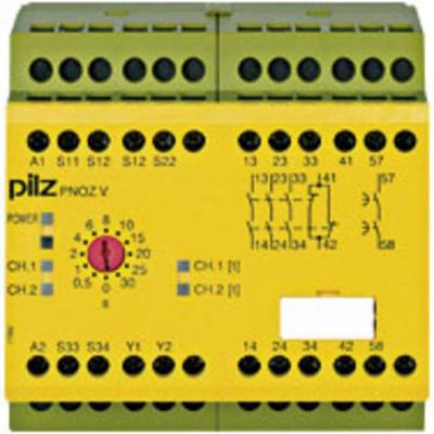 PILZ PNOZ V 30s 24VDC 3n/o 1n/c 1n/o t Veiligheidsschakelapparaat Voedingsspanning (num): 24 V/DC 3x NO, 1x NC (b x h x d) 90 x 87 x 121 mm 1 stuk(s) PILZ PNOZ V 30s 24VDC 3n/o 1n/c 1n/o t Veiligheidsschakelapparaat Voedingsspanning (num): 24 V/DC 3x NO, 1x NC (b x h x d) 90 x 87 x 121 mm 1 stuk(s)