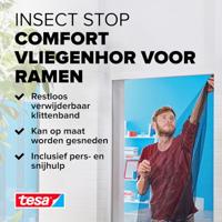 tesa COMFORT 55667-00020-00 Vliegenhor (b x h) 1000 mm x 1000 mm Wit 1 stuk(s) - thumbnail
