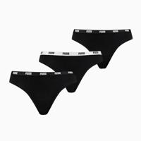 3-Pack dames strings - Katoen vrouwen strings Zwart - Wit - Combi - thumbnail