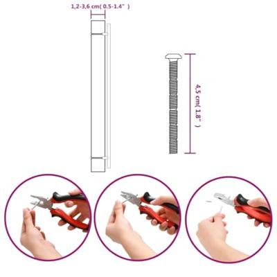 Handvatten 20 st 480 mm roestvrij staal bronskleurig