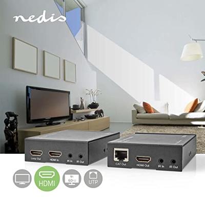 Nedis HDMI-Extender | Over Cat6 | tot 60 m | 1 stuks - VREP3480AT VREP3480AT