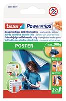 tesa POWERSTRIPS® Poster Dubbelzijdig plakband Wit Inhoud: 60 stuk(s) - thumbnail
