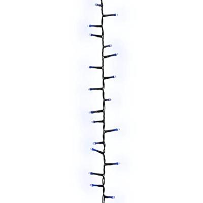 VidaXL Lichtslinger compact met 1000 led&apos;s blauw 25 m pvc