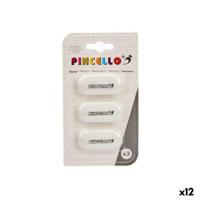 Gummenset Pincello Wit 9 x 16 x 1 cm (12 Stuks) - thumbnail