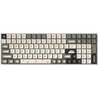 Iqunix F97 Hitchhiker Wireless Mechanical Keyboard, gaming toetsenbord (Grijs/wit, US lay-out, Cherry MX Brown, RGB leds, 96%, Hot-swappable, PBT, 2.4GHz | Bluetooth 5.1 | USB-C) - thumbnail