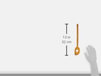 Metaltex Olijven Houten Lepel 30 cm - thumbnail