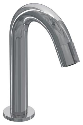 Fonteinkraan IVY Pact Gebogen Staand Model S Chroom