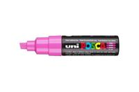 Paintmarker Uni POSCA PC8K breed schuin roze - thumbnail