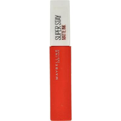 Maybelline SuperStay Matte Ink Lipstick - 25 Heroine - Rood - Matte, Langhoudende Lippenstift - 5 ml