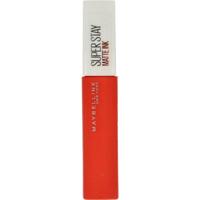 Maybelline SuperStay Matte Ink Lipstick - 25 Heroine - Rood - Matte, Langhoudende Lippenstift - 5 ml - thumbnail