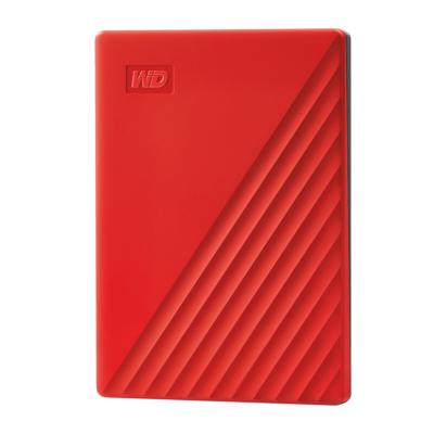 Hard Drive Western Digital My Passport 2 TB Rood