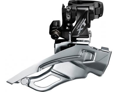 Shimano xt fd-t8000 3x10-speed front derailleur down-swing 63-66° clamp 34.9mm