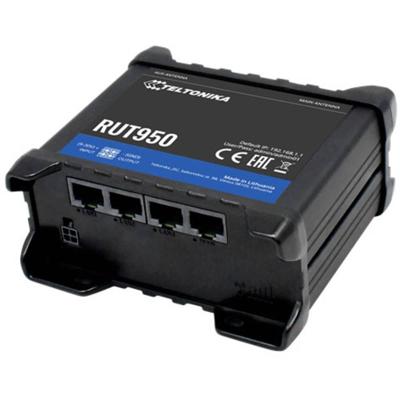 Teltonika RUT950 LTE Modem Router/WLAN 100 Mbps Down/50 Mbps, Zwart