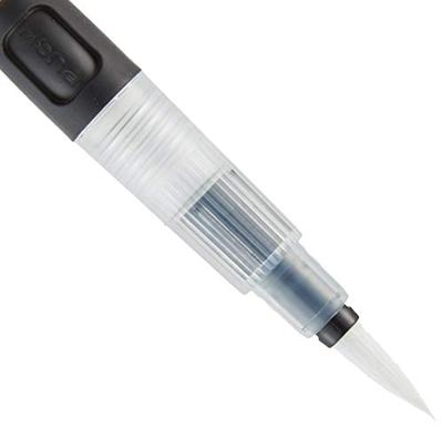 Penseel Caran d'Ache medium, breed , fibre tip set à 3st