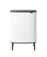Brabantia Bo touch bin hi 2x30 liter white - thumbnail