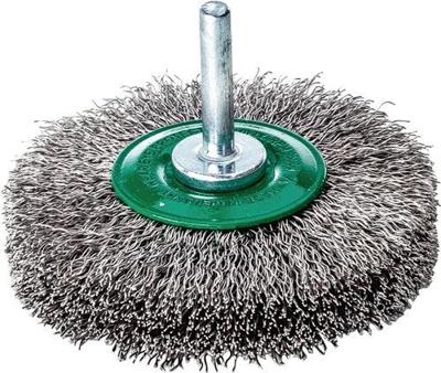 Lessmann ronde borstel | d. 50 mm schacht 6 mm draaddikte 0,3 mm | rvs 11 mm 15.000 omw/min | max. toerental 15000 min-¹ | 1 stuk - 415362 415362 Lessmann ronde borstel | d. 50 mm schacht 6 mm draaddikte 0,3 mm | rvs 11 mm 15.000 omw/min | max. toerental 15000 min-¹ | 1 stuk - 415362 415362