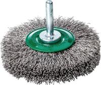 Lessmann ronde borstel | d. 50 mm schacht 6 mm draaddikte 0,3 mm | rvs 11 mm 15.000 omw/min | max. toerental 15000 min-¹ | 1 stuk - 415362 415362 - thumbnail