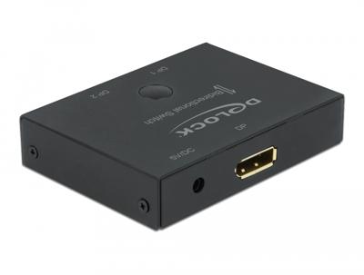 Delock DisplayPort Switch, bidirectioneel, 8K 30 Hz. Delock DisplayPort Switch, bidirectioneel, 8K 30 Hz.