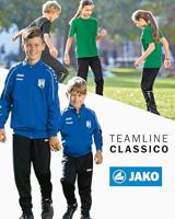 JAKO 9250K Polyesterbroek Classico Kids - Zwart - 152 - thumbnail