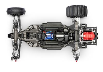 Traxxas Funco Pro Scale Replica Blauw Brushless RC auto Elektro Sand Buggy Voorwielaandrijving RTR 2,4 GHz