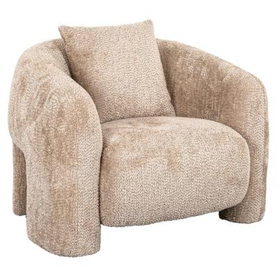 Richmond Fauteuil 'Milania' Chenille, kleur Beige