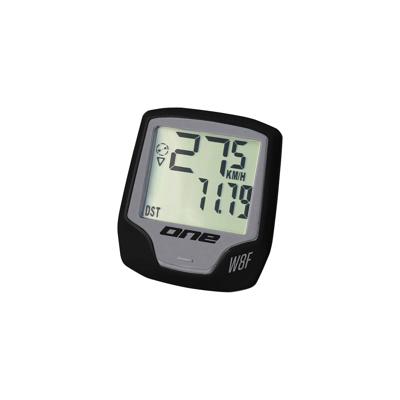 One C.comp 8 Draadloze Fietscomputer Zwart/Grijs