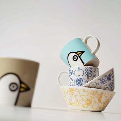IITTALA - Oiva Toika Collection - Beker met oor 0,30l Birdie Linen