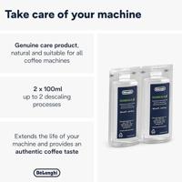 Waterontharder DeLonghi EcoDecalk 2x100ml 2 x 100 ml Ontkalker voor koffiezetapparaat - thumbnail