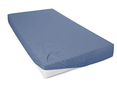 Primera Jersey hoeslaken (Blauw, 90-100 x 200 cm)