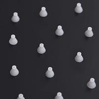 VidaXL Regendouchekop rechthoekig 30x20 cm roestvrij staal zwart - thumbnail