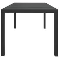 9-delige Tuinset met kussens poly rattan grijs - thumbnail