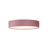 Searchlight PlafondlampDrum Pleat 50cm velvet roze - 23298-3PI - thumbnail