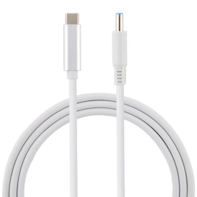 USB-C/type-C naar 4 5 x 3.0 mm laptop voeding oplaadkabel kabel lengte: ongeveer 1.5 m (wit)
