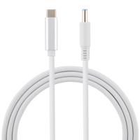 USB-C/type-C naar 4 5 x 3.0 mm laptop voeding oplaadkabel kabel lengte: ongeveer 1.5 m (wit) - thumbnail
