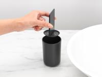 Brabantia renew tandenborstelhouder met inzet dark grey - thumbnail