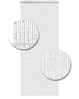 Vliegengordijn Kunststof Como Glitter Zilver - 92cm x 210cm - thumbnail