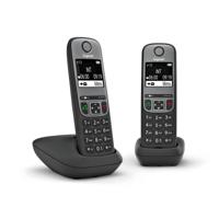 Gigaset A705 Duo Draadloze DECT Telefoon Zwart - thumbnail
