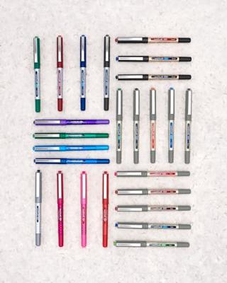 Rollerpen uni-ball eye eco 150e f blauw | 12 stuks