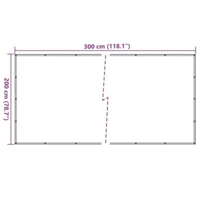 VidaXL Aanhangwagennet 2x3 m hdpe groen VidaXL Aanhangwagennet 2x3 m hdpe groen