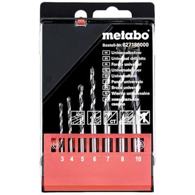 Metabo 627186000 Universeel boorassortiment 7-delig Metaal, Steen, Beton, Hout, Metselwerk 3 mm, 4 mm, 5 mm, 6 mm, 7 mm, 8 mm, 10 mm Metabo 627186000 Universeel boorassortiment 7-delig Metaal, Steen, Beton, Hout, Metselwerk 3 mm, 4 mm, 5 mm, 6 mm, 7 mm, 8 mm, 10 mm
