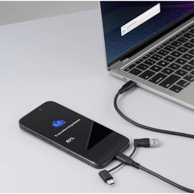 Renkforce RF-6615910 USB-laadkabel USB 2.0 USB-C 3.00 m Zwart