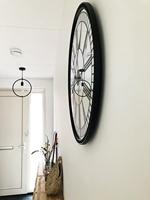 NeXtime NE-3255 Wandklok Cleopatra Mirror Dia 56cm Glas Zwart - thumbnail