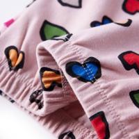 Kindertrui hartenprint 116 roze - thumbnail