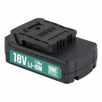 Batterij - POWERPLUS - 1500 mAh - 18 V - 3 LED-indicatoren die de resterende lading weergeven - thumbnail