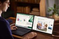 LG Electronics LG Gram + View 16MR70 16 inch laptopscherm - IPS-paneel QHD+ resolutie (2560 x 1600) formaat 16:10, 60Hz, DCI-P3 99%, USB-C (45W) DP Alt Mode, beschermhoes/standaard inbegrepen, 670 g - thumbnail