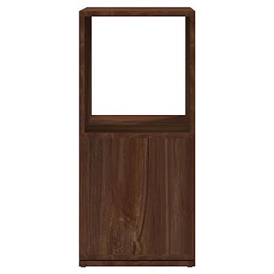 Draaikast 34,5x34,5x75,5 cm spaanplaat bruin eikenkleur