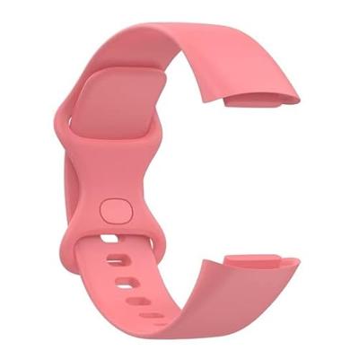 FitBit Charge 5 & 6 Sportbandje met dubbele lus - Roze - Maat: L FitBit Charge 5 & 6 Sportbandje met dubbele lus - Roze - Maat: L